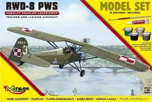 Mirage Hobby Samolot Szkolno - Łącznikowy &quot;RWD-8 PWS&quot; - Modele do sklejania - miniaturka - grafika 2