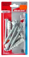 Kołki - WKRĘT-MET Kołek rozporowy z wkrętem do drewna z łbem 6-kątnym 12 mm x 80 mm - miniaturka - grafika 1