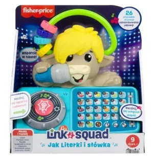 Fisher Price Link Squad Jak Literki i słówka - Zabawki interaktywne dla dzieci - miniaturka - grafika 1