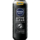 Szampony dla mężczyzn - Nivea Men Szampon Active Clean - miniaturka - grafika 1