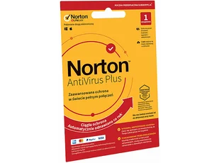 Kod aktywacyjny NORTON AntiVirus Plus (1 urządzenie, 1 rok) - Programy antywirusowe - miniaturka - grafika 1