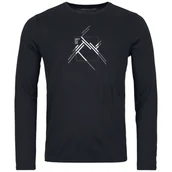 Koszulki sportowe męskie - Koszulka męska Ortovox 185 Merino Mtn Cutout Ls Men's Rozmiar: XL / Kolor: czarny - miniaturka - grafika 1