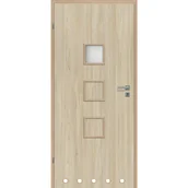 Drzwi wewnętrzne - Drzwi wewnętrzne łazienkowe Lea Bis dąb bursztynowy 80 lewe Classen - miniaturka - grafika 1