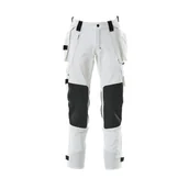 Odzież robocza - SPODNIE Z KIESZENIAMI WISZĄCYMI MASCOT ADVANCED 17031-311; BIEL - miniaturka - grafika 1