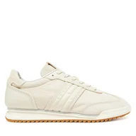 Sneakersy damskie - Sneakersy Tommy Jeans Tjw Low Profile Runner EN0EN02817 Beżowy - miniaturka - grafika 1