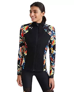 Desigual Bluza damska Berna, czarny, L - Bluzy damskie - miniaturka - grafika 1