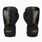 Rękawice bokserskie - Rękawice bokserskie Ground Game Equinox czarne/złote - miniaturka - grafika 1