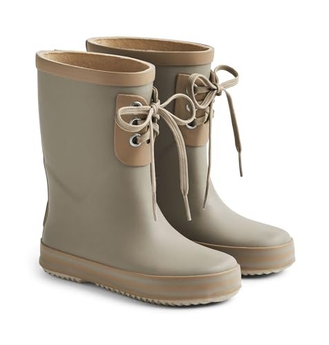 Wheat - Puddle kalosze jednobarwne – unisex – naturalna guma, 1096 Warm Stone, 28 EU