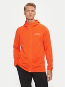 Odzież trekkingowa męska - adidas Bluza techniczna Terrex Xperior Light IQ3720 Pomarańczowy Slim Fit - miniaturka - grafika 1
