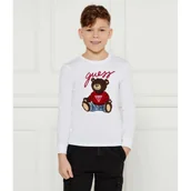 Koszulki dla chłopców - Guess Longsleeve | Regular Fit - miniaturka - grafika 1