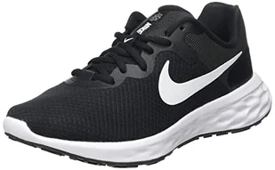 Nike Damskie buty do biegania W Revolution 6 NN, czarno-białe-dk przydymiony szary-chłodny szary, 10 UK - Moda i Uroda OUTLET - miniaturka - grafika 1