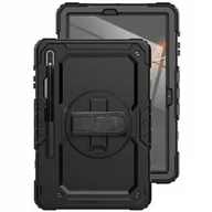 Etui do czytników e-book - Etui na Galaxy Tab S7+ Plus/ S8+ Plus/S7 FE 12.4 TECH-PROTECT Solid360 Czarny Bezpłatny transport | Raty - miniaturka - grafika 1