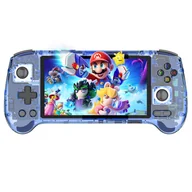 Konsole i gry retro - Konsola do gier ANBERNIC RG556, Android 13, 8GB RAM, pamięć dyskowa 128GB, karta TF 128GB, 4423 gier - Przezroczysty niebieski - miniaturka - grafika 1