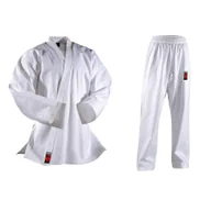 Kimona, stroje i obuwie - Kimono karate dla dzieci Danrho Shiro Plus - miniaturka - grafika 1