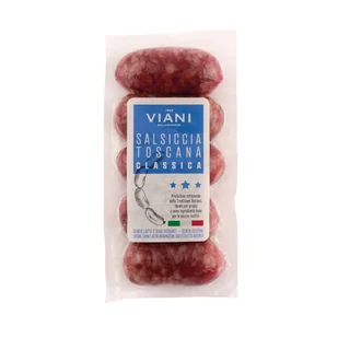 Kiełbaski dojrzewające Salsiccia Toscana Classica 300g - Viano Salumificio - Pasztet i przetwory mięsne - miniaturka - grafika 1