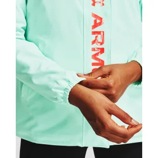 Kurtka damska Under Armour Recover Woven CB Jacket - Kurtki i kamizelki sportowe damskie - miniaturka - grafika 4