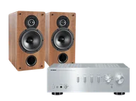 Zestawy stereo - Yamaha A-S301 (srebrny) + TESI 261 (orzech) - miniaturka - grafika 1