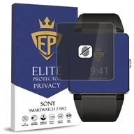 Akcesoria do smartwatchy - FOLIA 5D PRYWATYZUJĄCA SZKŁO ANTI-SPY DO SONY SMARTWATCH 2 SW2 CAŁY EKRAN - miniaturka - grafika 1