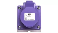 Gniazdka elektryczne - PCE Gniazdo stałe 24V 16A 24V/~50-60Hz 2P IP44 - miniaturka - grafika 1