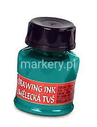 Koh-i-noor KIN Art tusz kreślarski 2461 turquoise blue 20g 0141746101KK0604 - Akcesoria kreślarskie - miniaturka - grafika 1