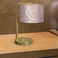 Lampy stojące - Milagro Lampka nocna ZIGGY PINK Gold/Pink 1xE27 MLP7592 - miniaturka - grafika 1