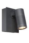 Lampy ogrodowe - Lucide BRAN Antracyt LED 7W 2700K IP54 Kinkiet zewnętrzny regulowany 27817/07/29 27817/07/29 - miniaturka - grafika 1