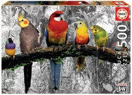 Puzzle - Educa Puzzle 500 elementów Ptaki w dżungli - miniaturka - grafika 1