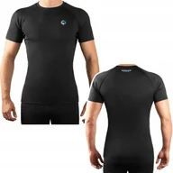 Kimona, stroje i obuwie - Rashguard Męski Z Krótkim Rękawem Ground Game Essential Logo R. M - miniaturka - grafika 1