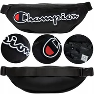Nerki - Y4086 Torebka Champion Waist Bag 804909 Saszetka Nerka Czarna Duża Pasek - miniaturka - grafika 1