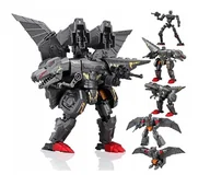 Roboty dla dzieci - Robot Dinozaur Zabawka Konstrukcyjna 2w1 Figurka Transformacji Zestaw - miniaturka - grafika 1