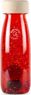 Zabawki sensoryczne - Petit Boum, Butelka sensoryczna FLOAT czerwona - miniaturka - grafika 1