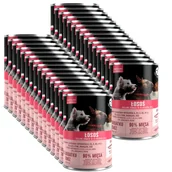 Mokra karma dla psów - PetRepublic kawałki w sosie z łososiem 30x400g dla psa - miniaturka - grafika 1