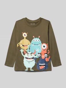 Bluzka z długim rękawem z nadrukowanym motywem - Koszulki dla chłopców - miniaturka - grafika 1
