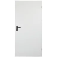 Drzwi zewnętrzne - Drzwi techniczne T43 99 x 203,4 cm białe uniwersalne D.90 - miniaturka - grafika 1