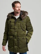Kurtki męskie - Superdry Parka w kolorze khaki - miniaturka - grafika 1