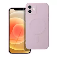 Etui i futerały do telefonów - OEM Futerał Silicone Mag Cover Do Iphone 12 Mini Różowy - miniaturka - grafika 1