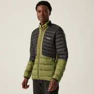 Kurtki i kamizelki sportowe męskie - Regatta Męska kurtka hybrydowa Leedre Zielony, Rozmiar: 3XL - miniaturka - grafika 1