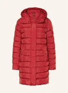 Płaszcze damskie - Fuchs Schmitt Płaszcz Pikowany Z Odpinanym Kapturem rot - miniaturka - grafika 1