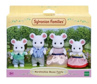 Sylvanian Families FAMIL Zestaw zabawek Marshmallow Mouse Family - Figurki dla dzieci - miniaturka - grafika 1