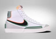 Koszykówka - Nike Blazer Mid '77 Retro Infinite White Roma Green - miniaturka - grafika 1