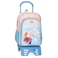 Plecaki szkolne i tornistry - Joumma Disney Frozen Believe in The Journey Plecak szkolny z wózkiem, niebieski 30 x 40 x 13 cm poliester 13,2 l, Niebieski, plecak szkolny na kółkach - miniaturka - grafika 1