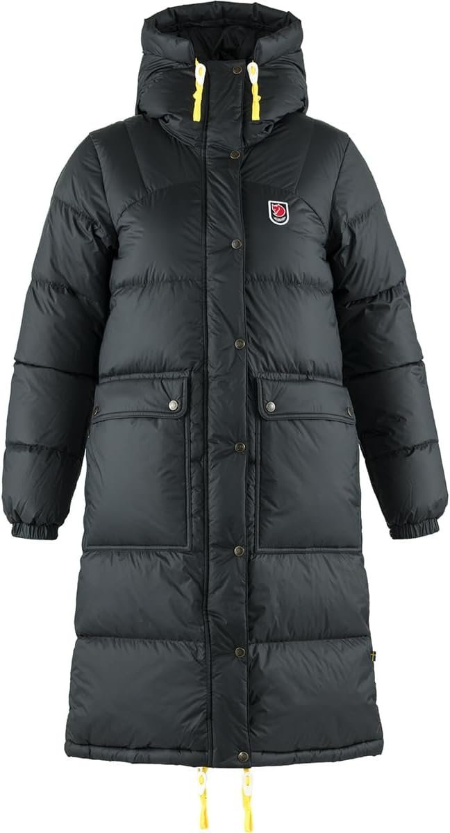 Fjallraven Expedition Damska Kurtka Puchowa Long Parka M Czarna