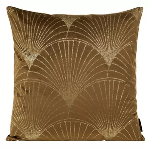 Euro Firany Poszewka Eurofirany Velvet BLINK21 Brązowy 45x45 1217002 - Poszewki na poduszki - miniaturka - grafika 1