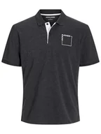 Koszulki męskie - Jack & Jones Koszulka polo w kolorze antracytowym - miniaturka - grafika 1