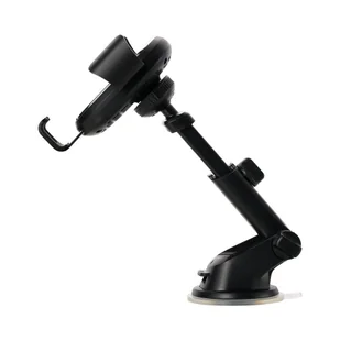 Remax bezprzewodowa ładowarka Qi grawitacyjny uchwyt samochodowy z regulowanym ramieniem na szybę i deskę rozdzielczą czarny (RM-C37) - Ładowarki do telefonów - miniaturka - grafika 2