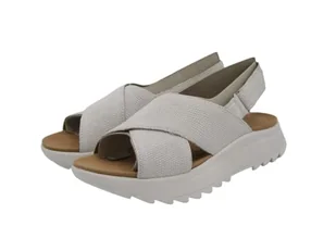 Clarks Damskie sandały DashLite Wish, White Interest, 37 EU, White Interest, 37 eu - Moda i Uroda OUTLET - miniaturka - grafika 1