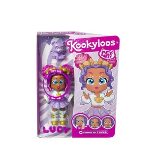 KookyLoos, Pets Party, Lucy, zestaw z figurką - Lalki dla dziewczynek - miniaturka - grafika 1