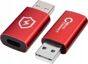 Adaptery i przejściówki - Adapter USB MicroConnect Safe Charge USB-A to C Data - miniaturka - grafika 1