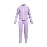 Odzież sportowa dziecięca - Under Armour Girls Two Piece Sets Girls' Ua Knit Track Suit, Nebula Purple, 1363380-515, YSM - miniaturka - grafika 1
