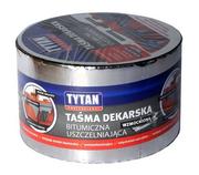 Inne akcesoria dekarskie - Tytan Taśma uszczelniająca dekarska 100mm x 10m aluminium, marki DAT-TA-100WZ - miniaturka - grafika 1
